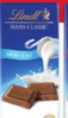 Walmart Lindt Swiss Classic chocolate bars offer
