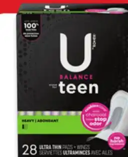 Walmart U by Kotex premium pads offer