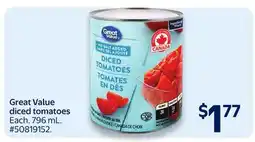 Walmart Great Value diced tomatoes offer