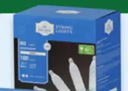 Walmart Holiday Time indoor/outdoor M5 LED 100-count string lights offer