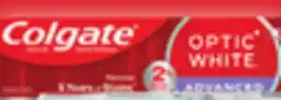 Walmart Colgate Optic White Advanced 73 mL offer