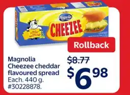 Walmart Magnolia Cheezee cheddar flavoured spread offer