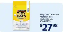 Walmart Tidy Cats Tidy Care Alert cat litter offer