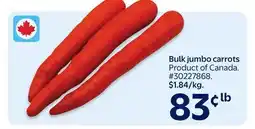 Walmart Bulk jumbo carrots offer