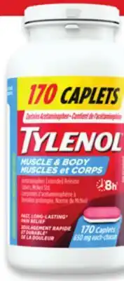 Walmart Tylenol Arthritis or Muscle & body offer