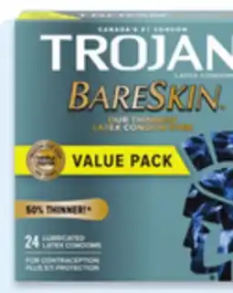 Walmart Trojan BareSkin 24s condoms offer