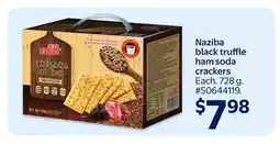 Walmart Naziba black truffle ham soda crackers offer
