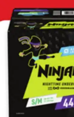 Walmart Ninjamas nighttime underwear offer