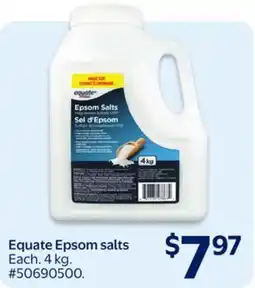 Walmart Equate Epsom salts offer