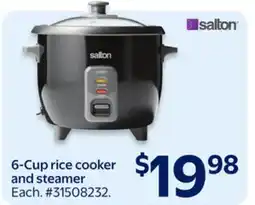 Walmart 6-Cup rice cooker and steamer offer