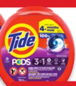Walmart Tide Pods laundry detergent 45s – 76s offer