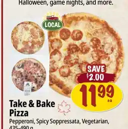 Farm Boy Take & Bake Pizza offer