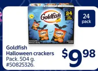 Walmart Goldfish Halloween crackers offer