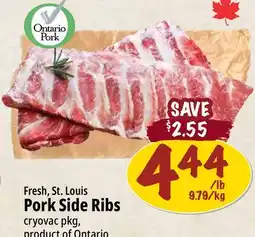 Farm Boy Fresh St. Louis Pork Side Ribs offer