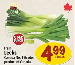 Farm Boy Fresh Leeks offer