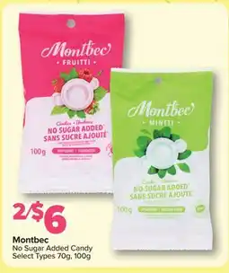 PharmaChoice Montbec No Sugar Added Candy offer