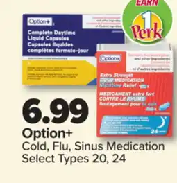 PharmaChoice Option+ Cold, Flu, Sinus Medication offer