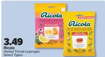 PharmaChoice Ricola Herbal Throat Lozenges offer
