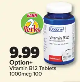 PharmaChoice Option+ Vitamin B12 Tablets offer