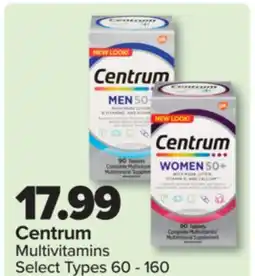 PharmaChoice Centrum Multivitamins offer