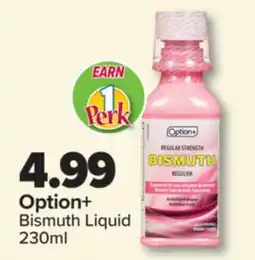 PharmaChoice Option+ Bismuth Liquid offer