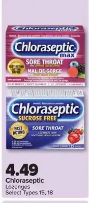 PharmaChoice Chloraseptic Lozenges offer