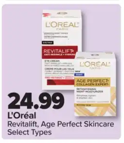 PharmaChoice L'Oréal Revitalift, Age Perfect Skincare offer