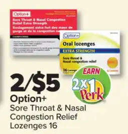 PharmaChoice Throat & Nasal Congestion Relief Lozenges offer