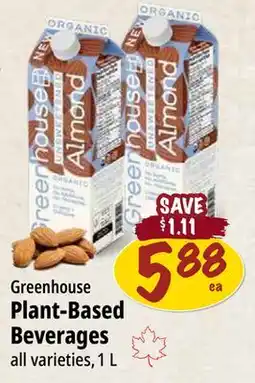 Farm Boy Greenhouse Plant-Based Beverages offer