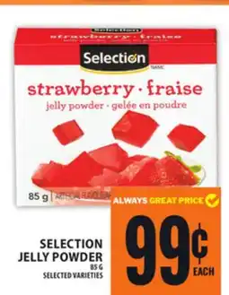 Food Basics SELECTION JELLY POWDER offer