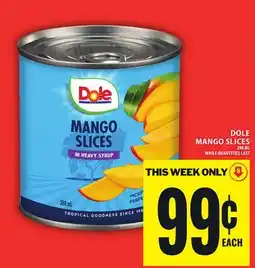 Food Basics DOLE MANGO SLICES offer