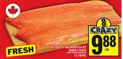 Food Basics ATLANTIC SALMON FILLET FAMILY PACK offer