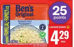 Food Basics BEN'S ORIGINAL BISTRO EXPRESS RICE offer
