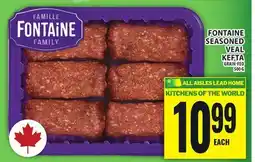 Food Basics FONTAINE SEASONED VEAL KEFTA offer