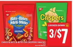 Food Basics CHRISTIE BITS & BITES OR CRISPERS SNACKS offer
