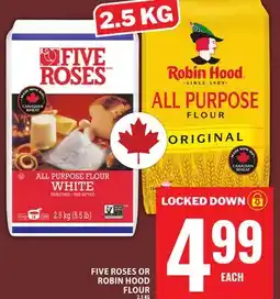 Food Basics FIVE ROSES OR ROBIN HOOD FLOUR offer