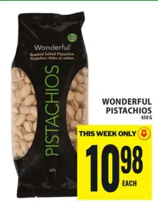 Food Basics WONDERFUL PISTACHIOS offer