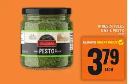 Food Basics IRRESISTIBLES BASIL PESTO offer