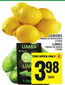 Food Basics LEMONS OR LIMES offer