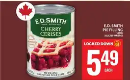 Food Basics E.D. SMITH PIE FILLING offer