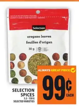 Food Basics SELECTION SPICES offer