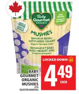Food Basics BABY GOURMET ORGANIC MUSHIES offer