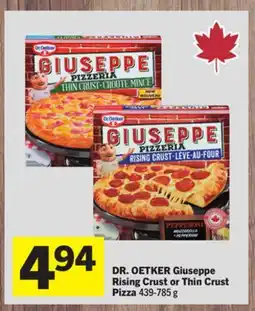 Foodland DR. OETKER Giuseppe Rising Crust or Thin Crust Pizza offer