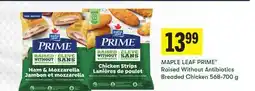 Foodland MAPLE LEAF PRIME Raised Without Antibiotics Breaded Chicken offer