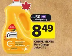 Foodland COMPLIMENTS Pure Orange Juice offer
