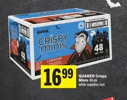 Foodland QUAKER Crispy Minis offer