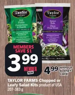Foodland TAYLOR FARMS Chopped or Leafy Salad Kits offer