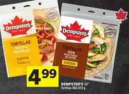 Foodland DEMPSTER'S 10 Tortillas offer