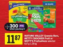 Foodland NATURE VALLEY Granola Bars, BETTY CROCKER Fruit or MOTT'S Fruitsations offer