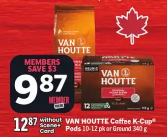 Foodland VAN HOUTTE Coffee K-Cup Pods 10-12 pk or Ground 340 g offer